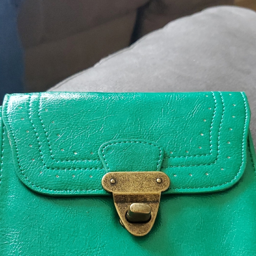 Steve Madden Green Crossbody Bag with Chain Strap - Picture 13 of 13